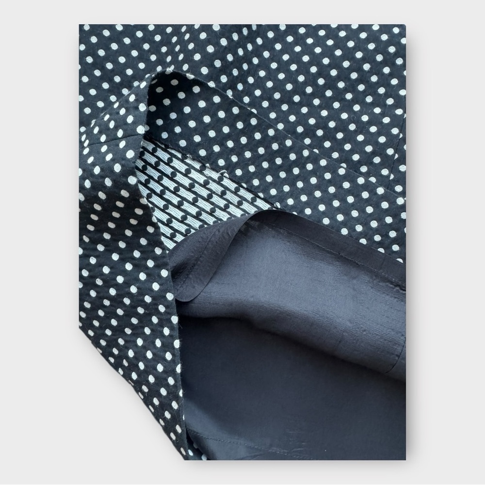 Lilly Pulitzer Black and White Polka Dot Mini Skirt - Picture 5 of 7